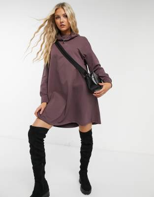 sweatshirt dress with pockets