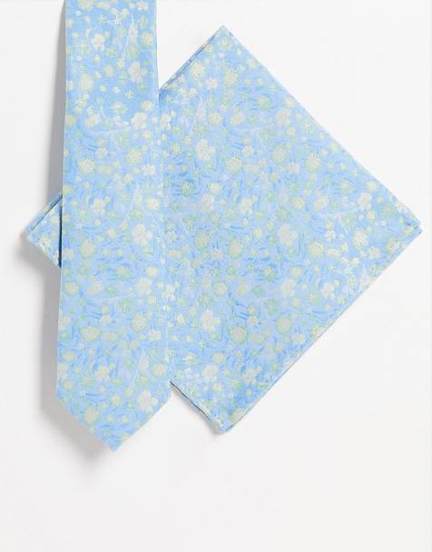 Asos Homme Accessoires Cravates & Pochettes Cravates Cravate fine à imprimé fleuri oversize Doré et argenté 