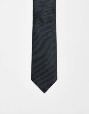 ASOS DESIGN - Cravate fine - Noir