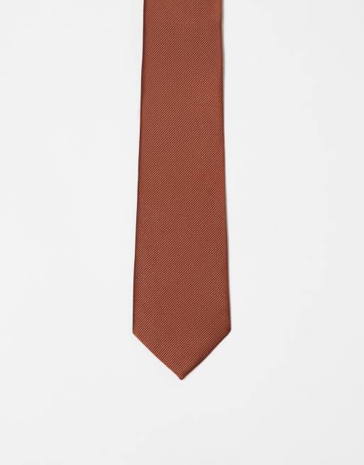 ASOS DESIGN - Cravate slim - Marron