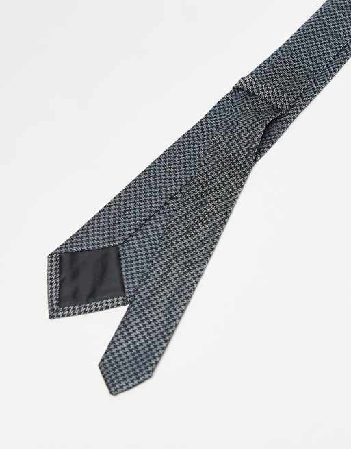 ASOS DESIGN - Cravatta a quadri bianchi e neri, 3 di 3