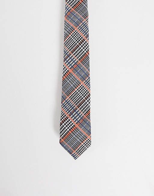 Asos Uomo Accessori Cravatte e accessori Cravatte Cravatta color pietra a quadri 