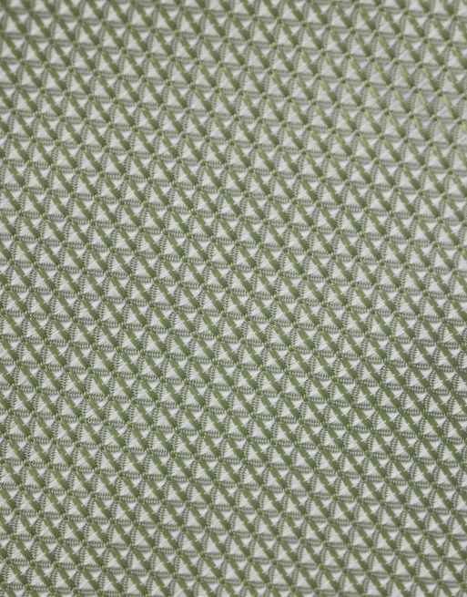 ASOS DESIGN - Cravatta e fazzoletto da taschino color verde salvia testurizzati, 2 di 3