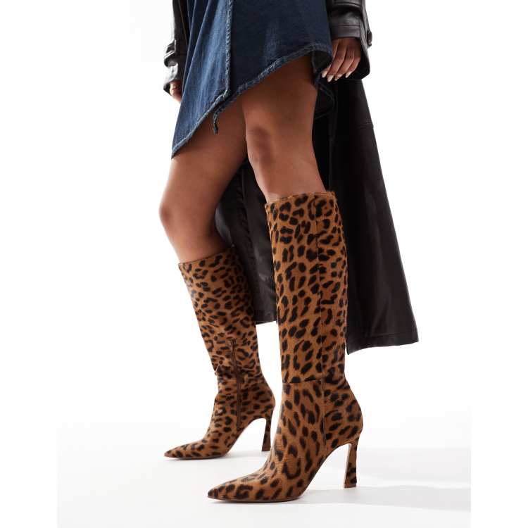 Asos leopard booties best sale