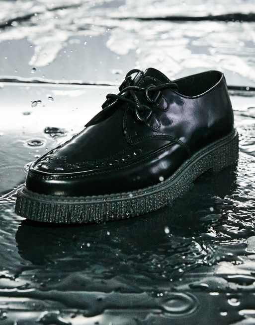 ASOS DESIGN – Creeper aus schwarzem Leder, 2 von 4