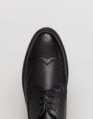 asos black brogues