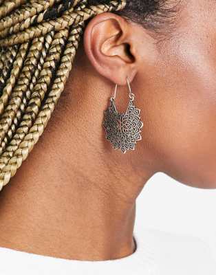 Boucles D'oreilles Créoles Filigrane Aloalo En Argent Massif 20mm - Soa Vangovango