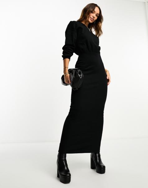 Long casual outlet dresses for winter