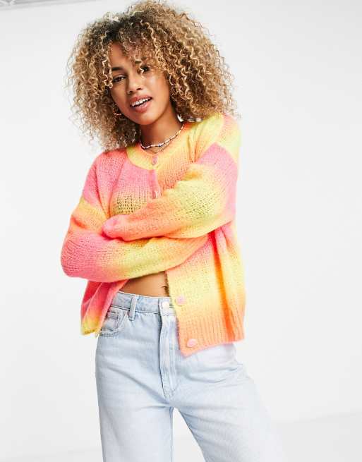 ASOS DESIGN crew neck sweater in space dye