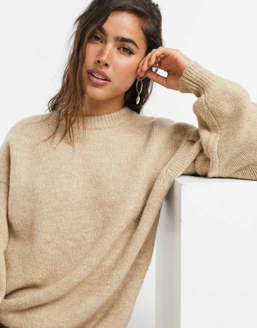 Big fluffy oversized outlet jumper