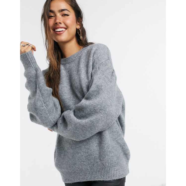 Big fluffy oversized jumper best sale