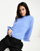 NEW FAST by C&A - Vintage-crewneck pullover, Wool-Blend with Angora 