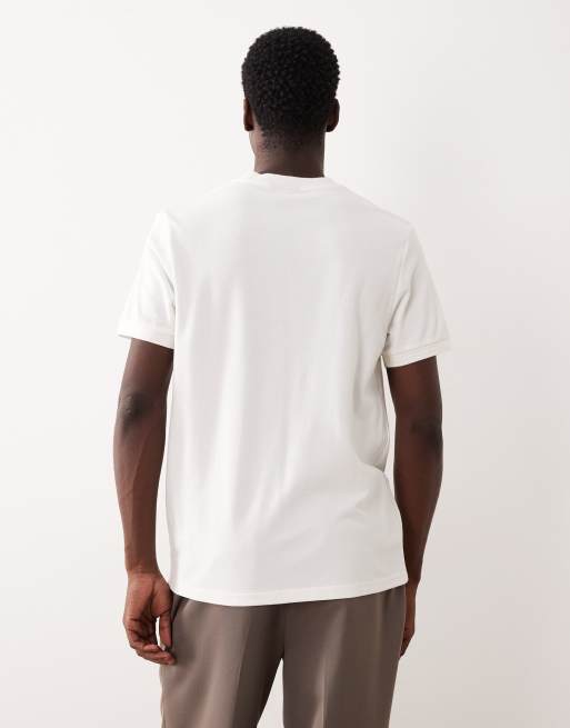 ASOS DESIGN crew neck T-shirt in light gray pique , 3 of 5