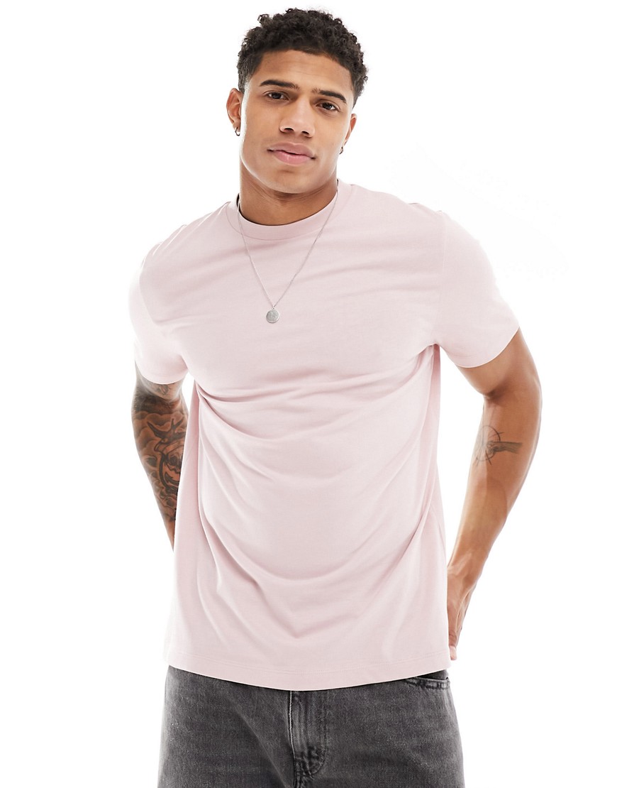 ASOS DESIGN crew neck t-shirt in pink