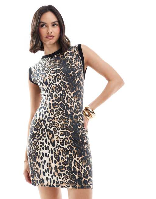 Animal print dress asos hotsell