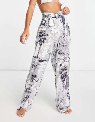 Flor De Lis Floral Print Flare Trouser Set – HOUSE OF MAGUIE