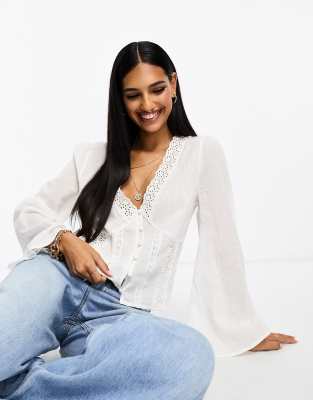 crinkle textured halter blouse