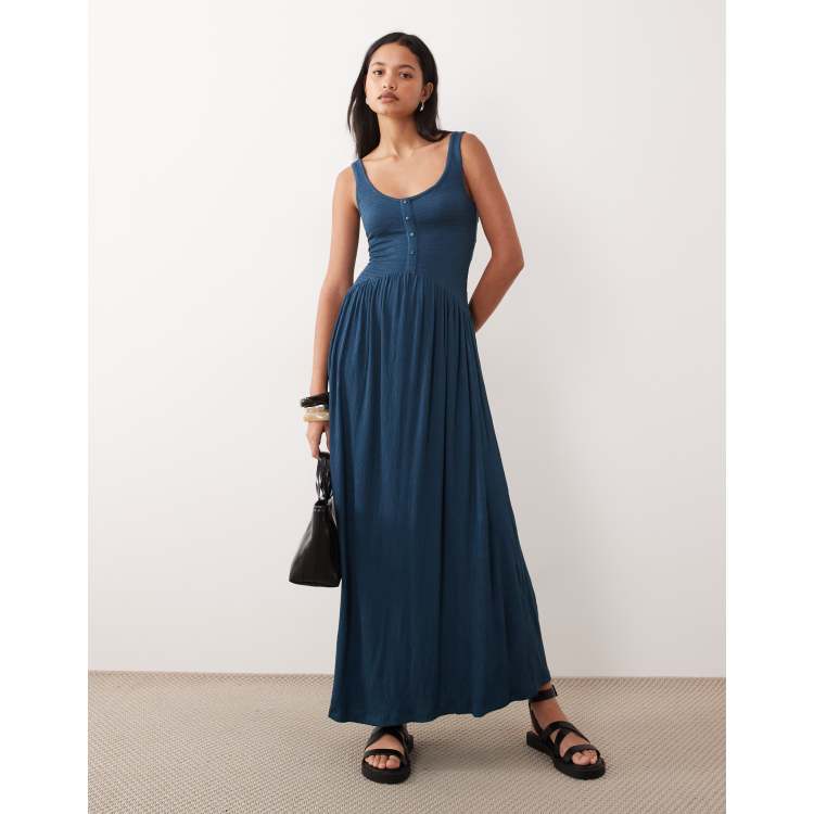 midi dress asos EDITION tiered broderie with ruffle in white this dress offers both style and flexibility for all ASOS Design - Satin Midi