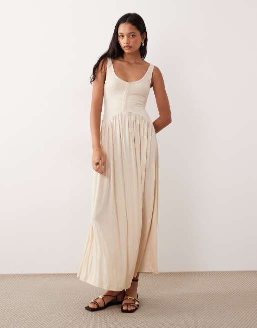 midi zimmermann dress ZIMMERMANN Daylight Twist Midi Dress | Cream/Black