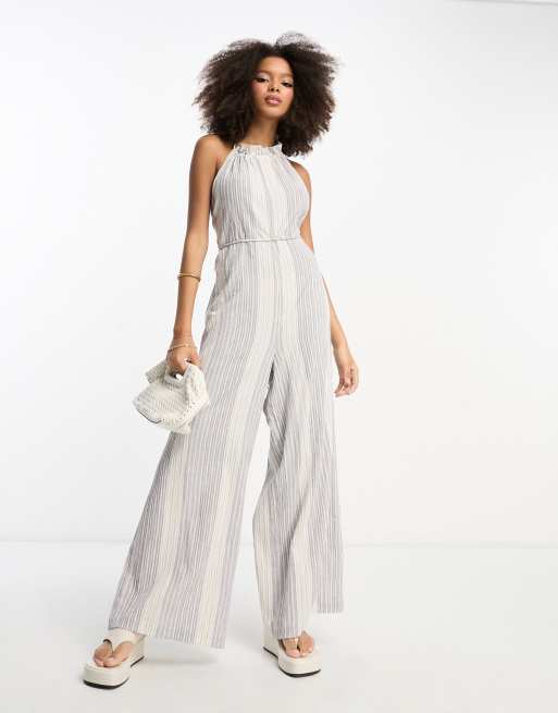 Striped store pant jumpsuit