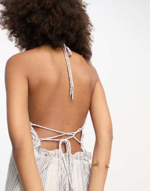 Asos cheap backless jumpsuit