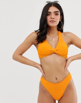 asos bikini orange