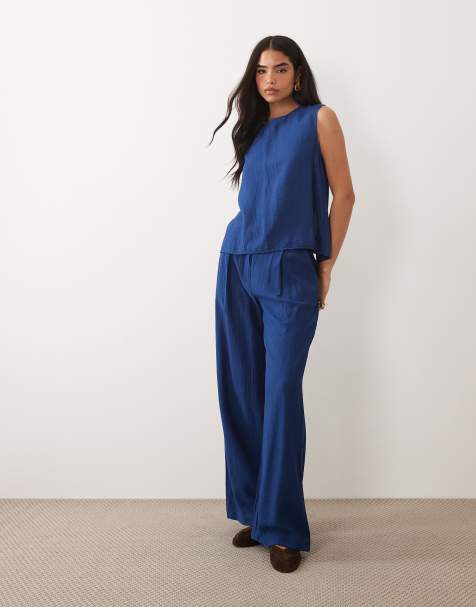 ASOS DESIGN crinkle mensy trouser - view 1