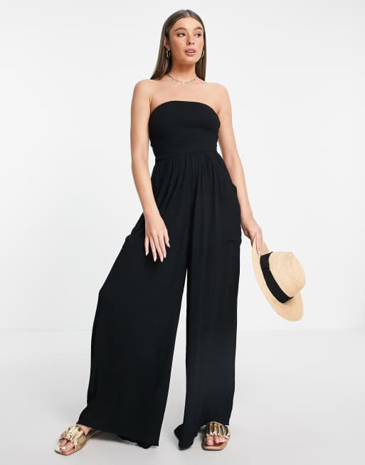 Asos store strapless jumpsuit