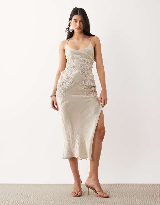 knee length dresses for ladies The Silk Cami Dress main image 0