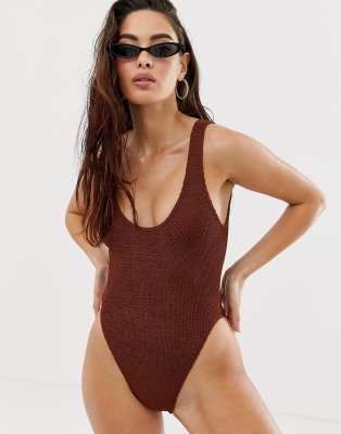 asos crinkle swimsuit