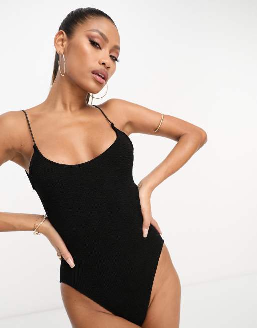 Asos black clearance swimsuit