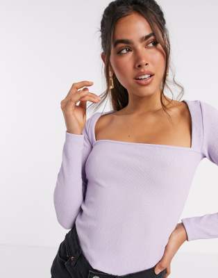 asos lilac top