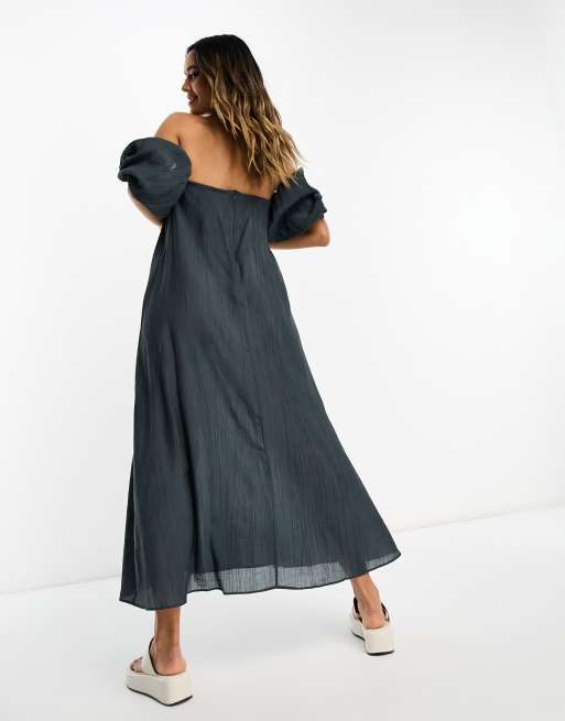 trapeze maxi dress