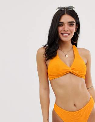 asos orange swimsuit