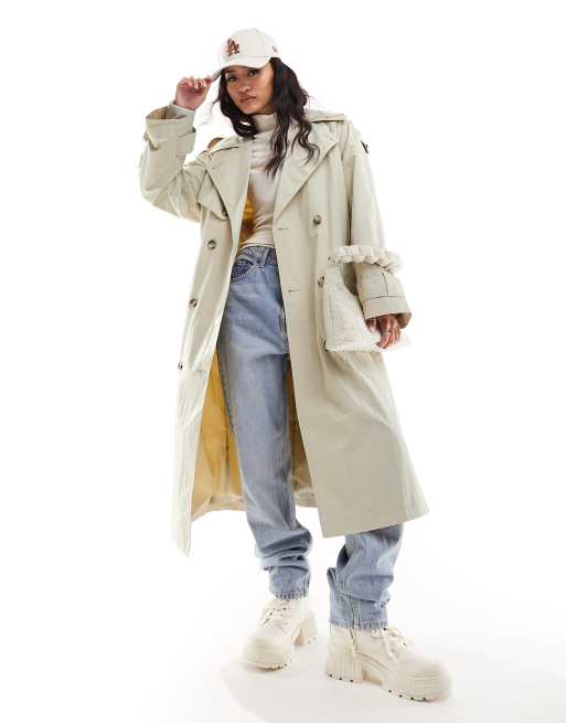 Asos trench coat best sale