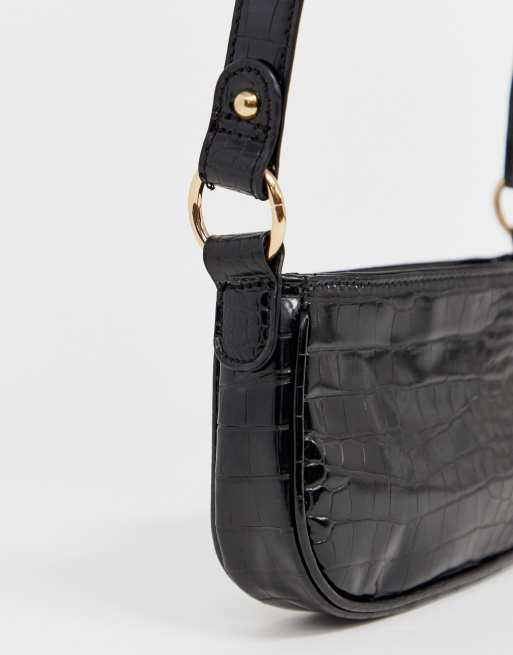 ASOS Design Croc Effect '90s Shoulder Bag, 27 Gifts For the Fashion Lover  in Your Life — All Under £30