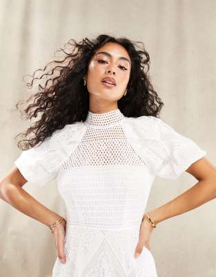 Asos white cheap lace