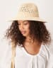ASOS DESIGN geo eyelet relaxed shorts in white - part of a set