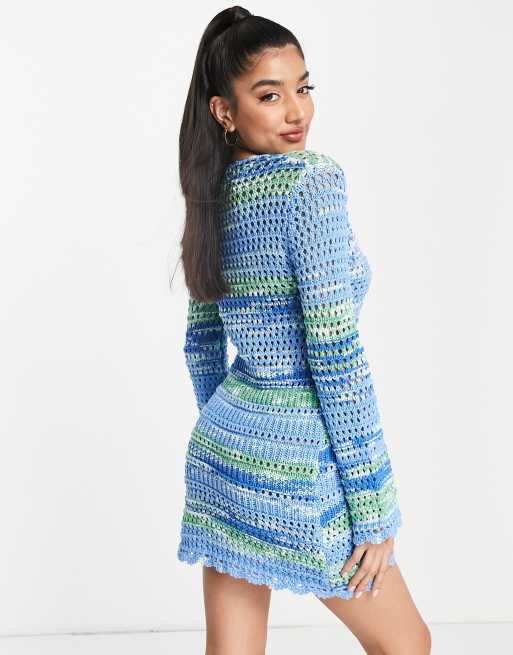 Asos crochet clearance dress