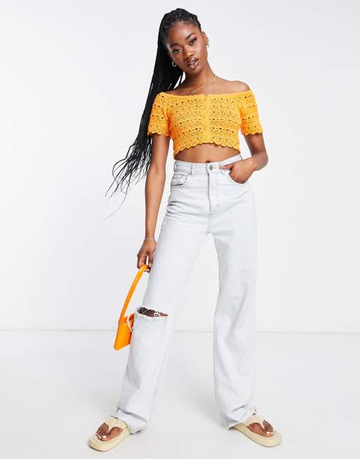 Asos best sale orange top