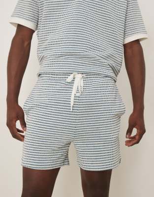 Asos Design Crochet Shorts In Neutral