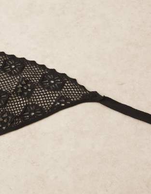 Asos Design Crochet Stitch Multiway Head Scarf