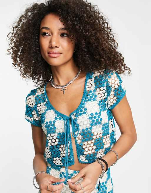 Crochet best sale tie top