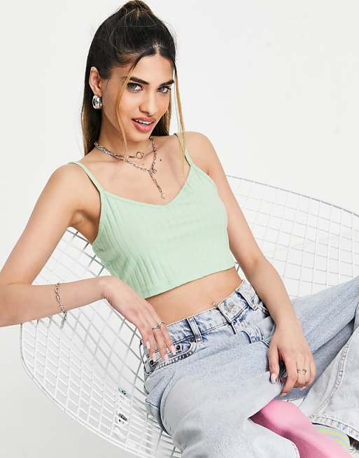Sage Crop Cami Sage Crop Cami