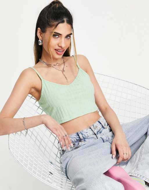 Sage Crop Cami