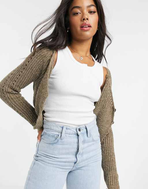 Asos cropped clearance cardigan