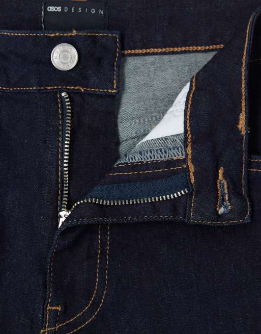 ASOS DESIGN crop kick flare jean in rinse, 7 of 7