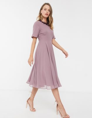 asos mink dress