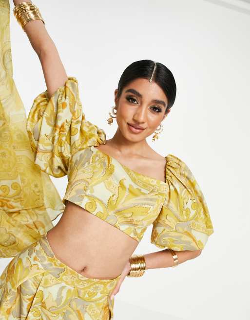 asos.com | Crop top met blote schouders