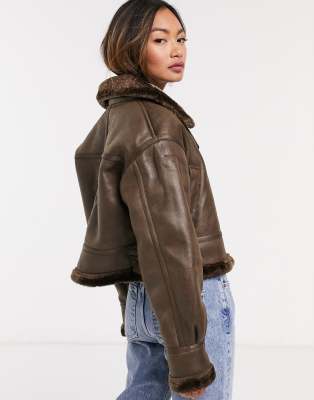 asos brown jacket